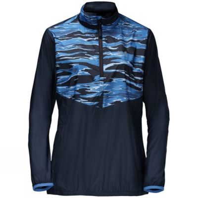 Chaquetas Jack Wolfskin Coastal Wave Smock Mujer Azul Marino / Azules - Chile XBK853190